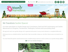 Tablet Screenshot of bloomin-marvellous.com